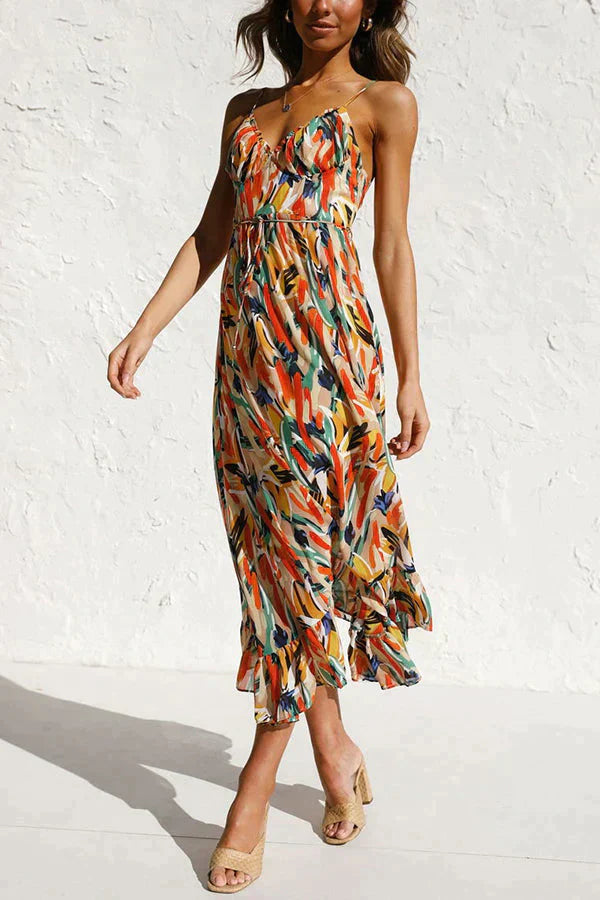 Valenzora - Farbenfrohes Cocktailkleid