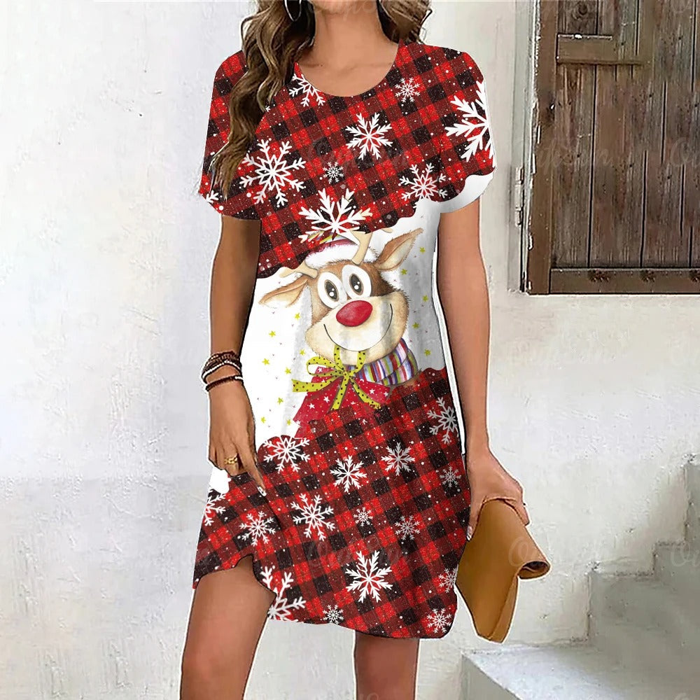 Valenzora | Elegantes, schimmerndes Schneeflockenkleid