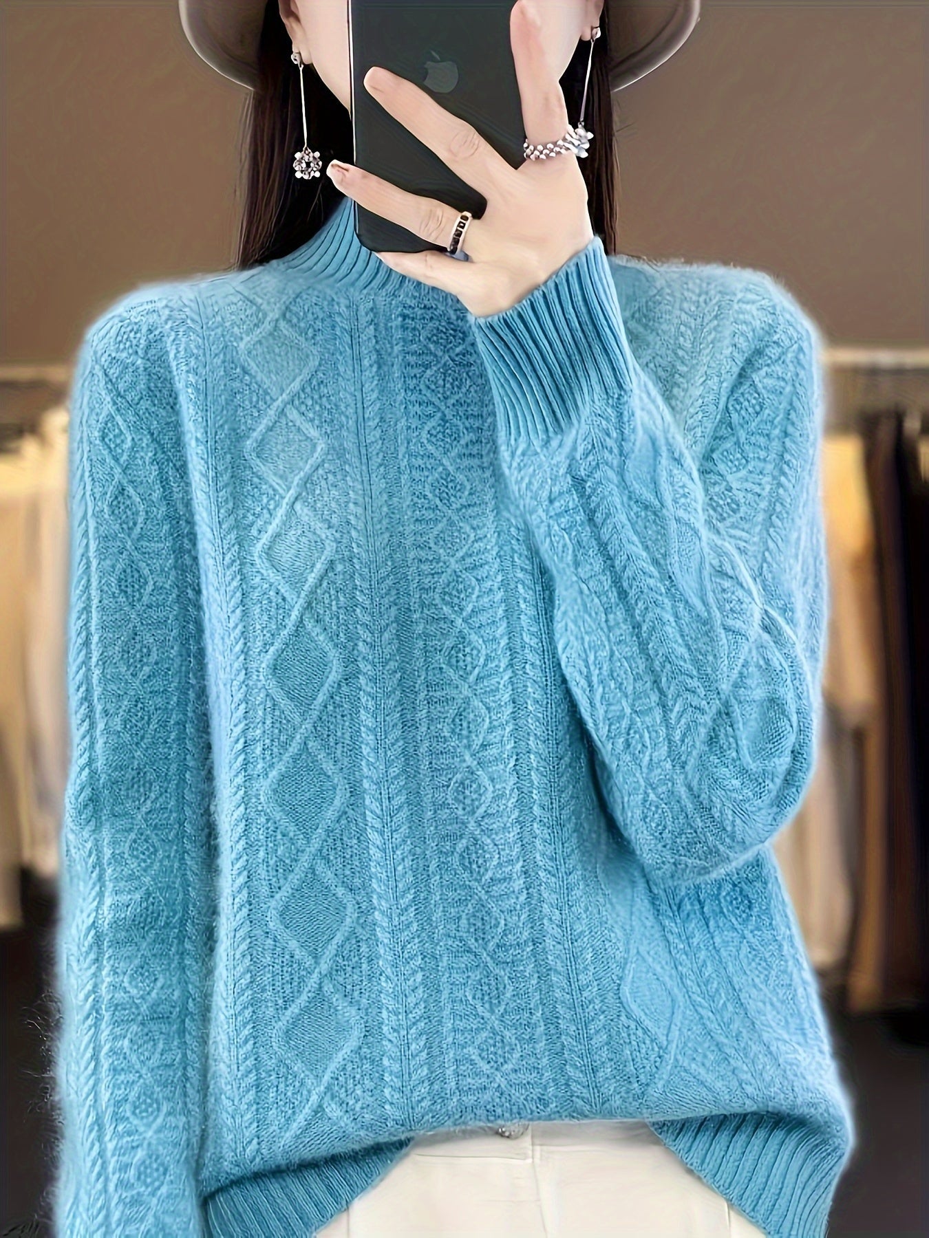 Valenzora | Comfortable knitted wool sweater