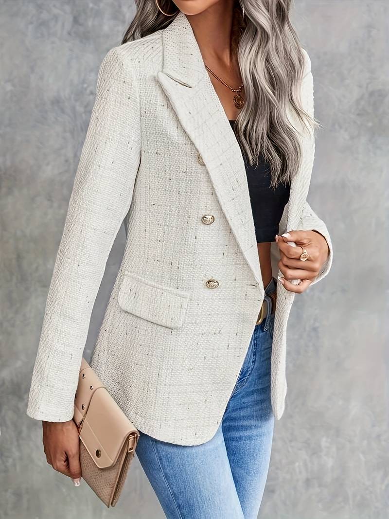 Valenzora | Langarm-Blazer mit Reverskragen für Damen | Stilvoll und elegant