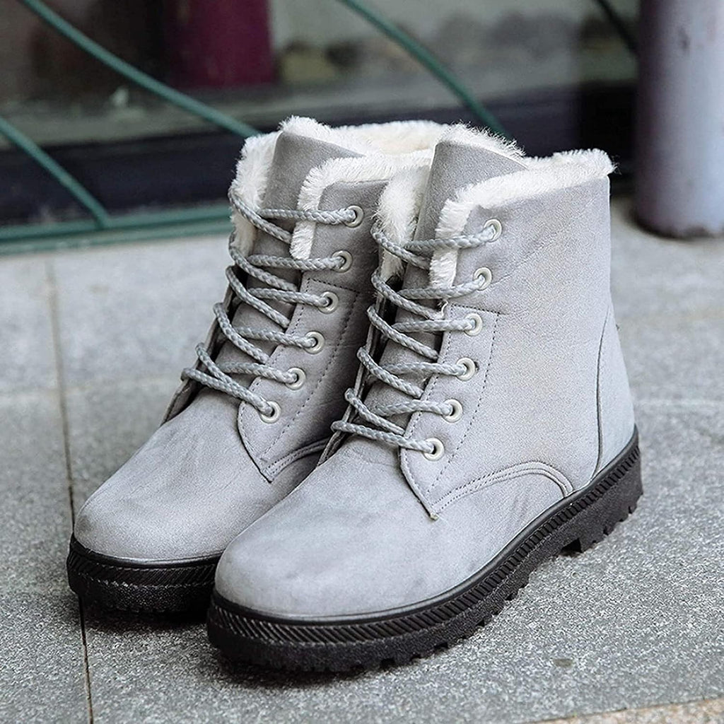 Valenzora | Rutschfeste Schneestiefel mit Schnürsenkeln