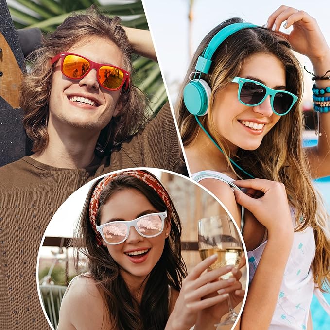 Valenzora | Polarisierte Sonnenbrille im 80er-Jahre-Retro-Stil