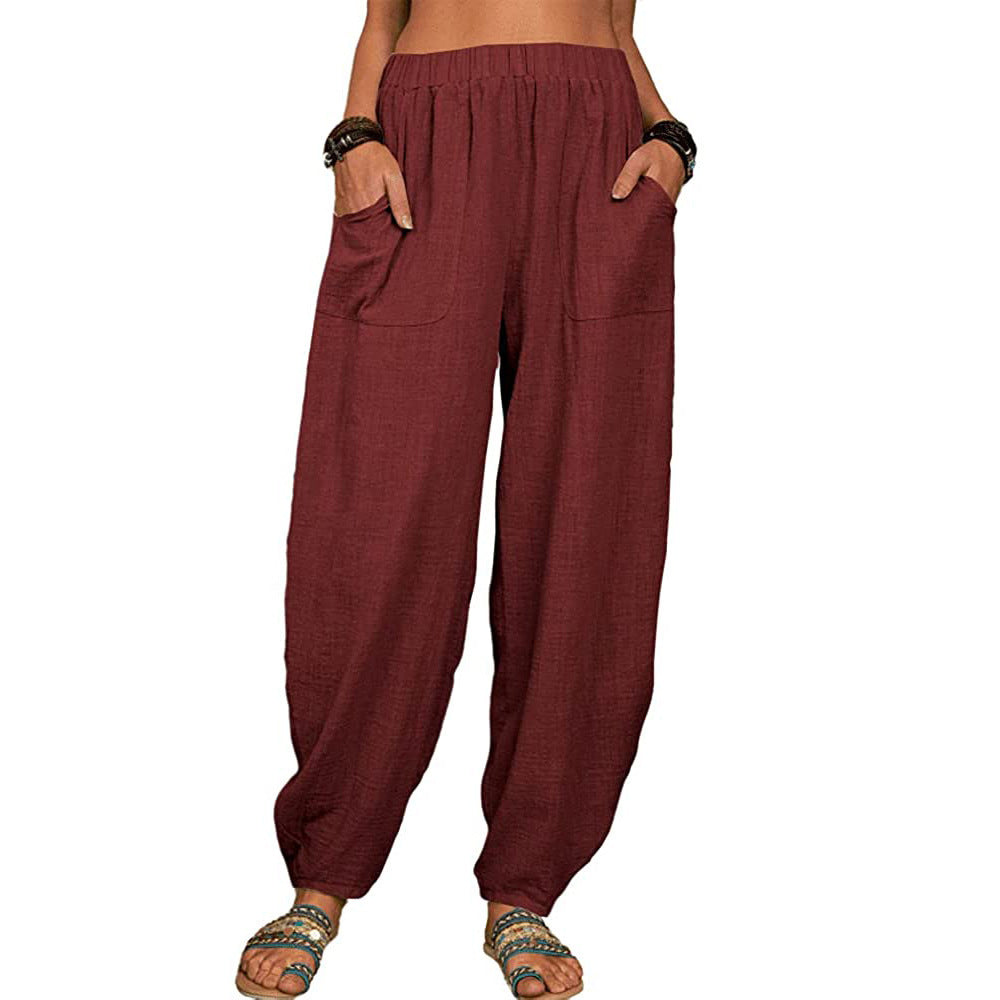 Valenzora | Casual harem pants with pockets