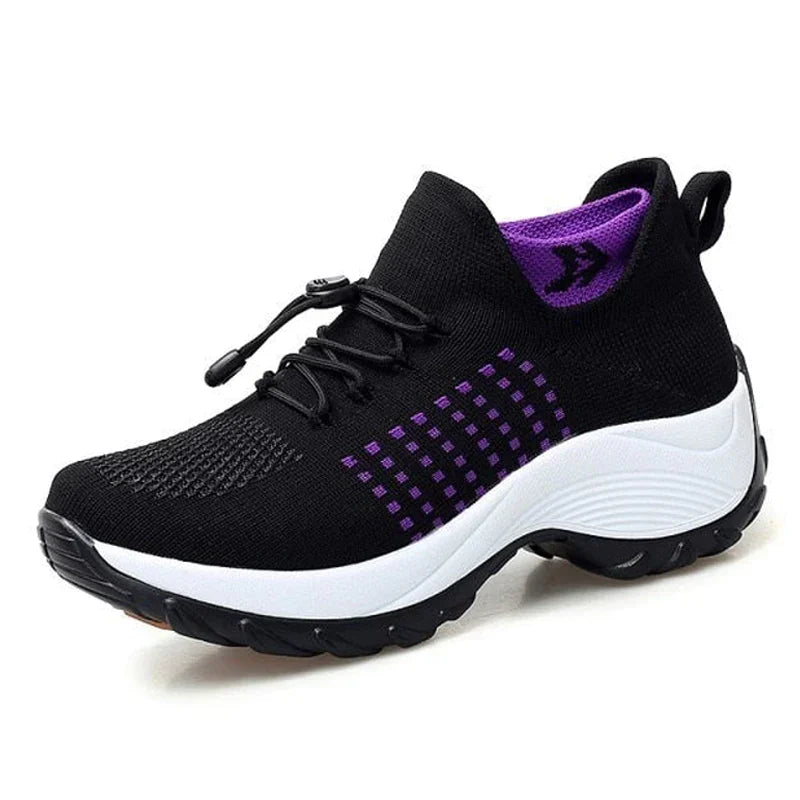 Valenzora – Atmungsaktive Slip-On-Gehschuhe für Damen | Leichte Mesh Slip-On Wander-Sneaker für Damen