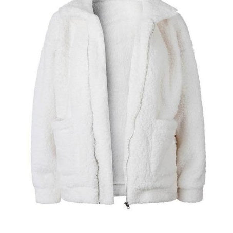 Valenzora | Damen-Fleece-Sweatshirt mit weitem Kragen
