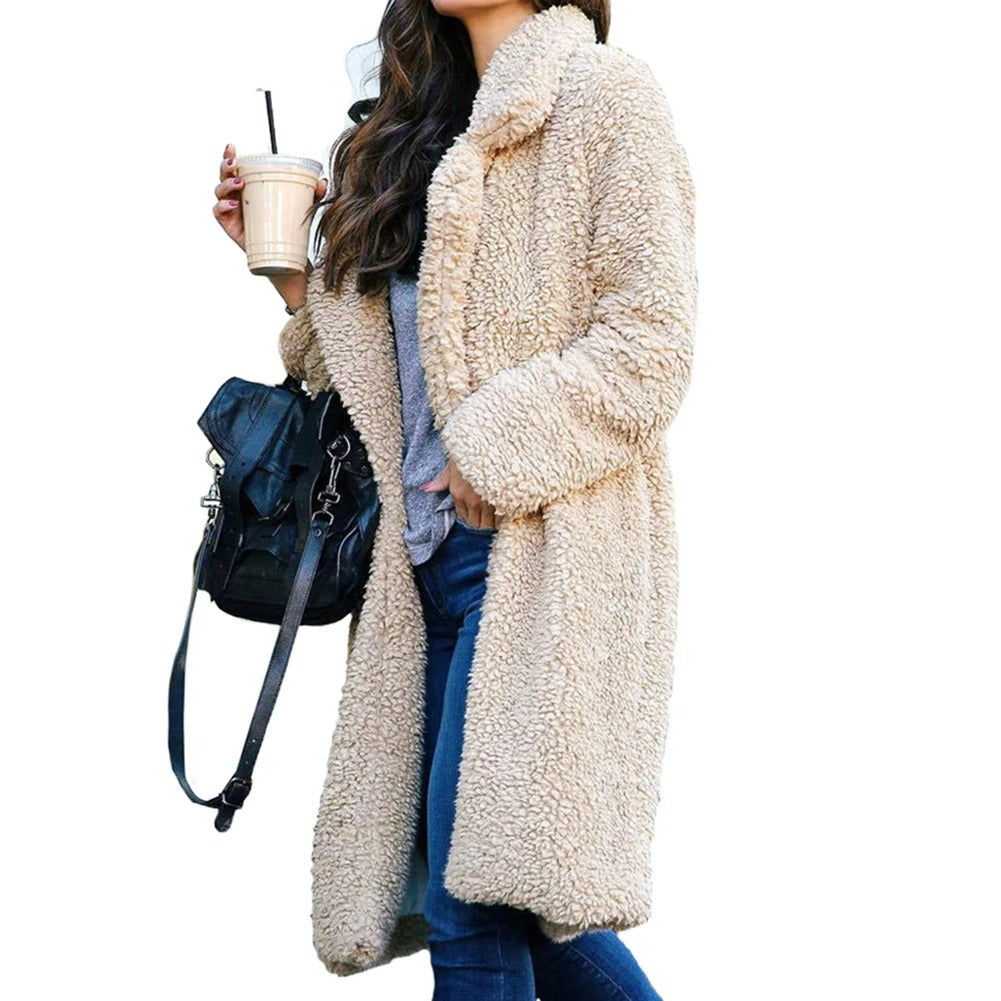 Valenzora | Elegant plush winter jacket for women