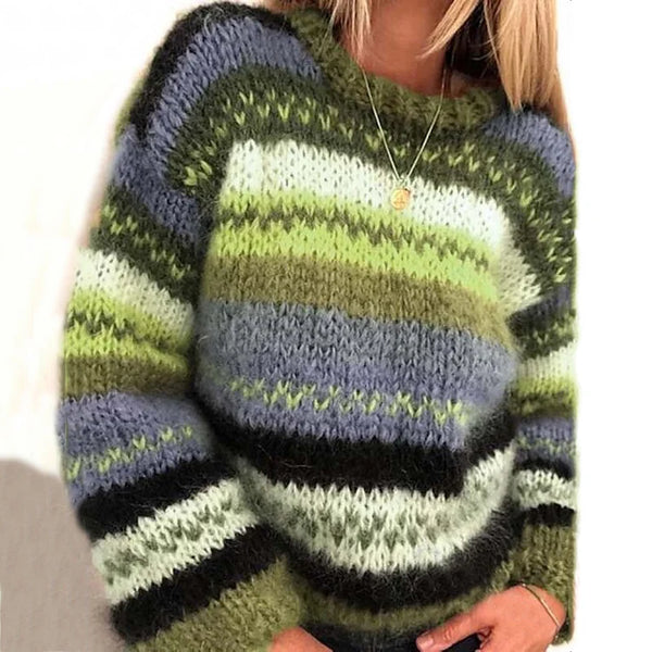 Valenzora | Norwegerpullover – Warmer, farbenfroher Skandinavien-Damenpullover