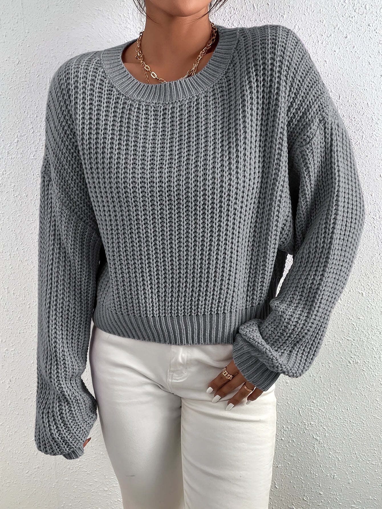 Valenzora | Lässiger langer Pullover für Damen mit