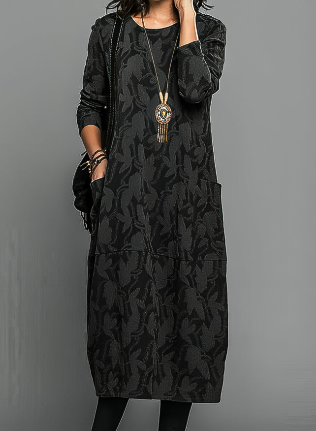 Valenzora | Casual round neck winter dress