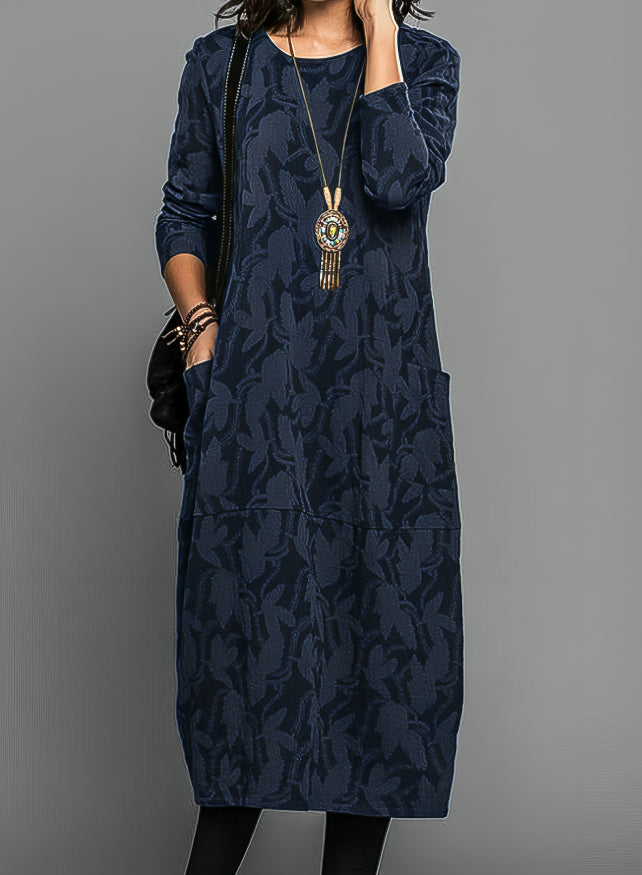 Valenzora | Casual round neck winter dress