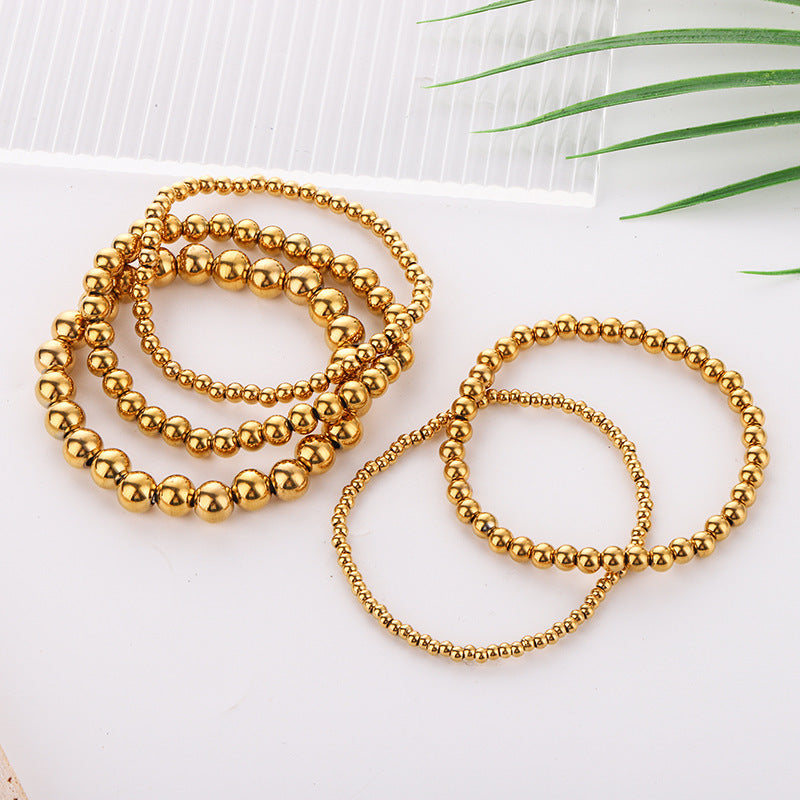 Valenzora | Stahlperlenarmband