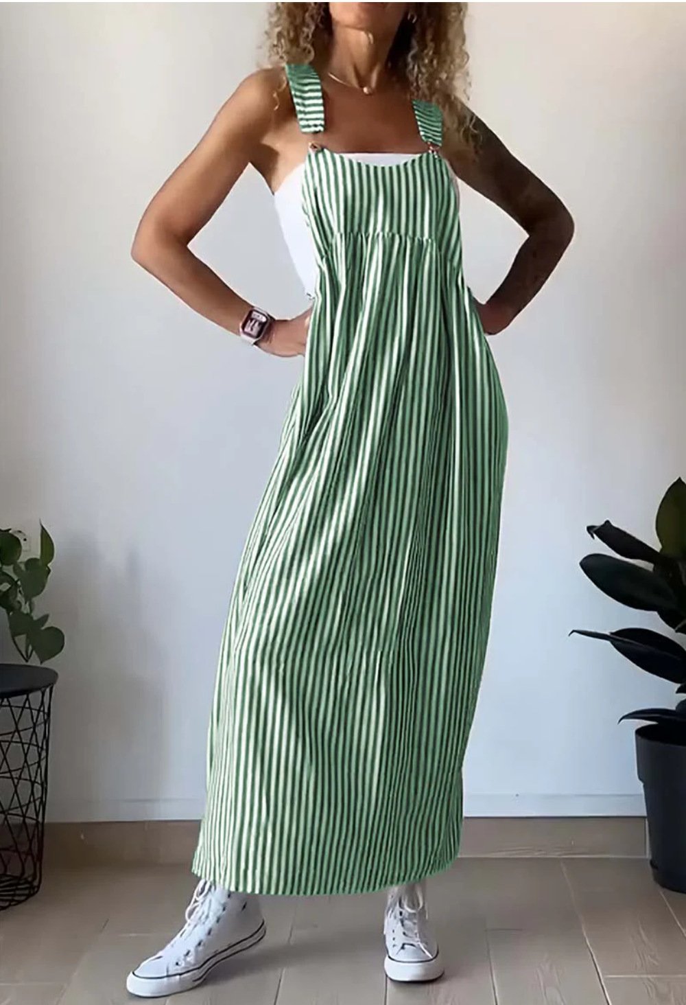 Alice™ | Lässiges Trägerkleid mit Streifen