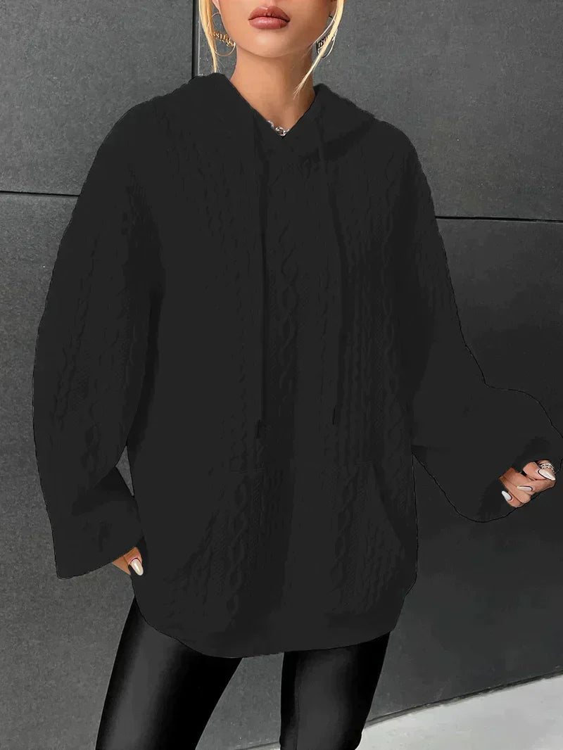 Kathryn™ - Oversized Kapuzenpullover mit Tunnelzug