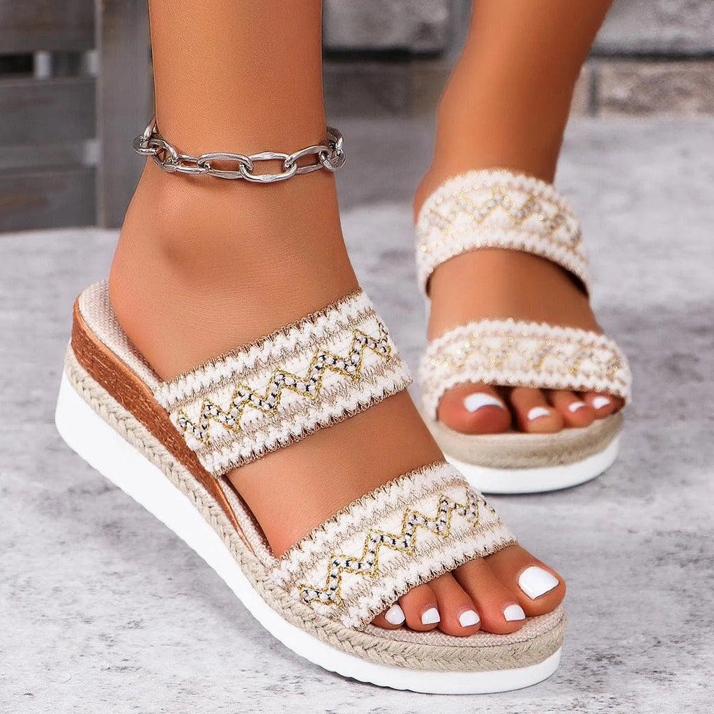 Valenzora | Sommersandalen mit Leinensohle