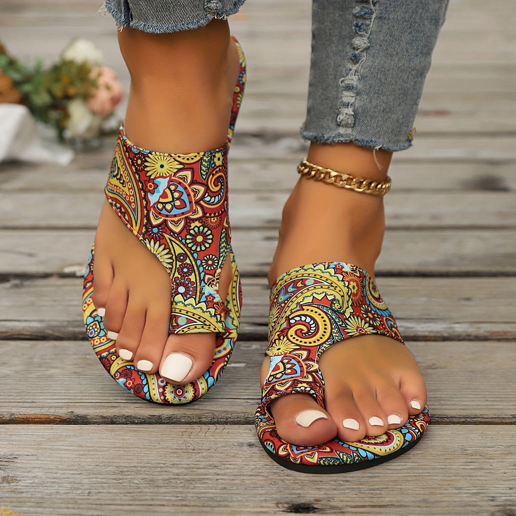 Valenzora | Floral Flip Flops for Women