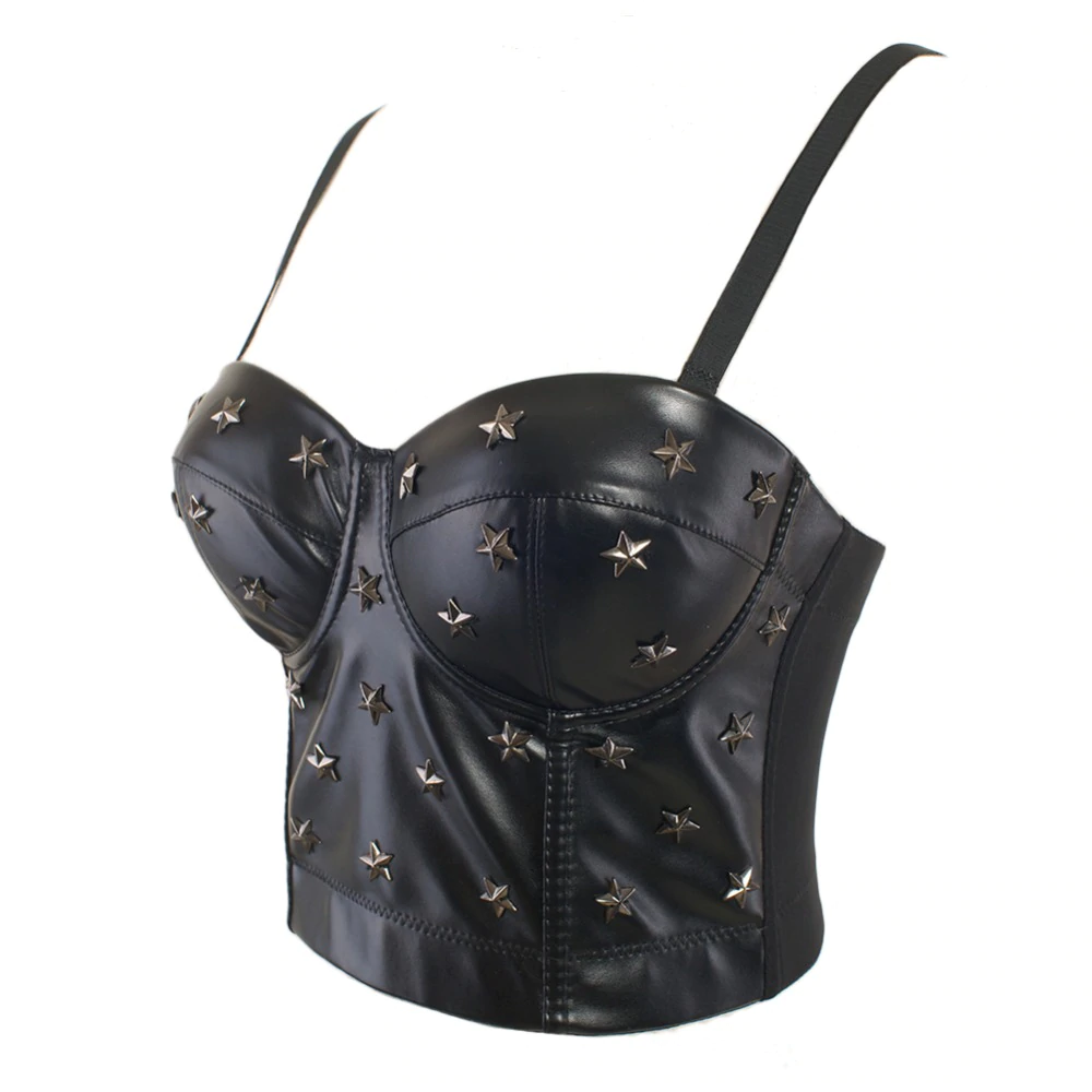 Valenzora | Black Star Crop Top