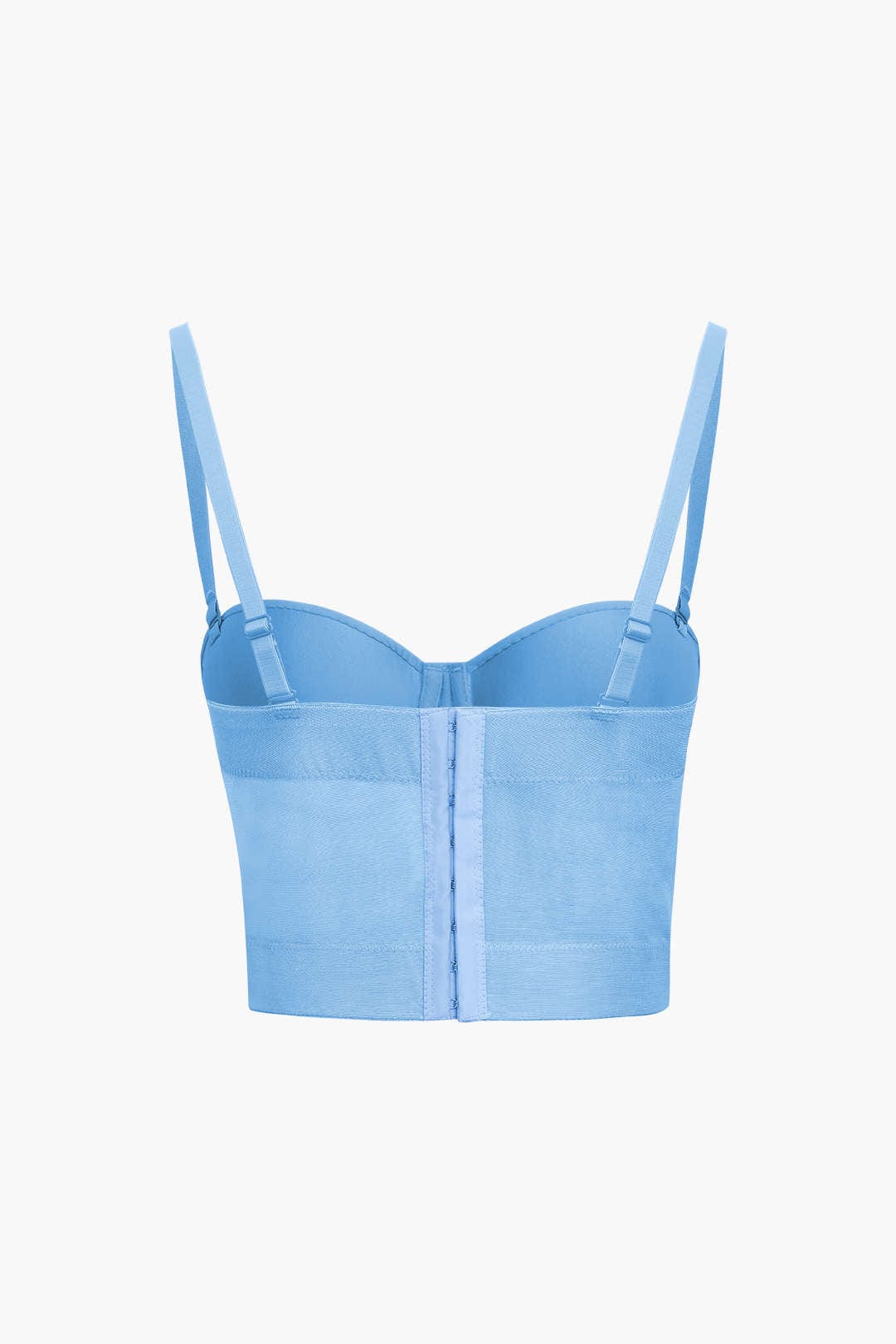 Valenzora | Figurbetontes Bustier-Top mit Bügelkörbchen und transparenter Mesh-Struktur