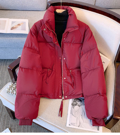 Valenzora | Parka jacket with stand-up collar and double closure