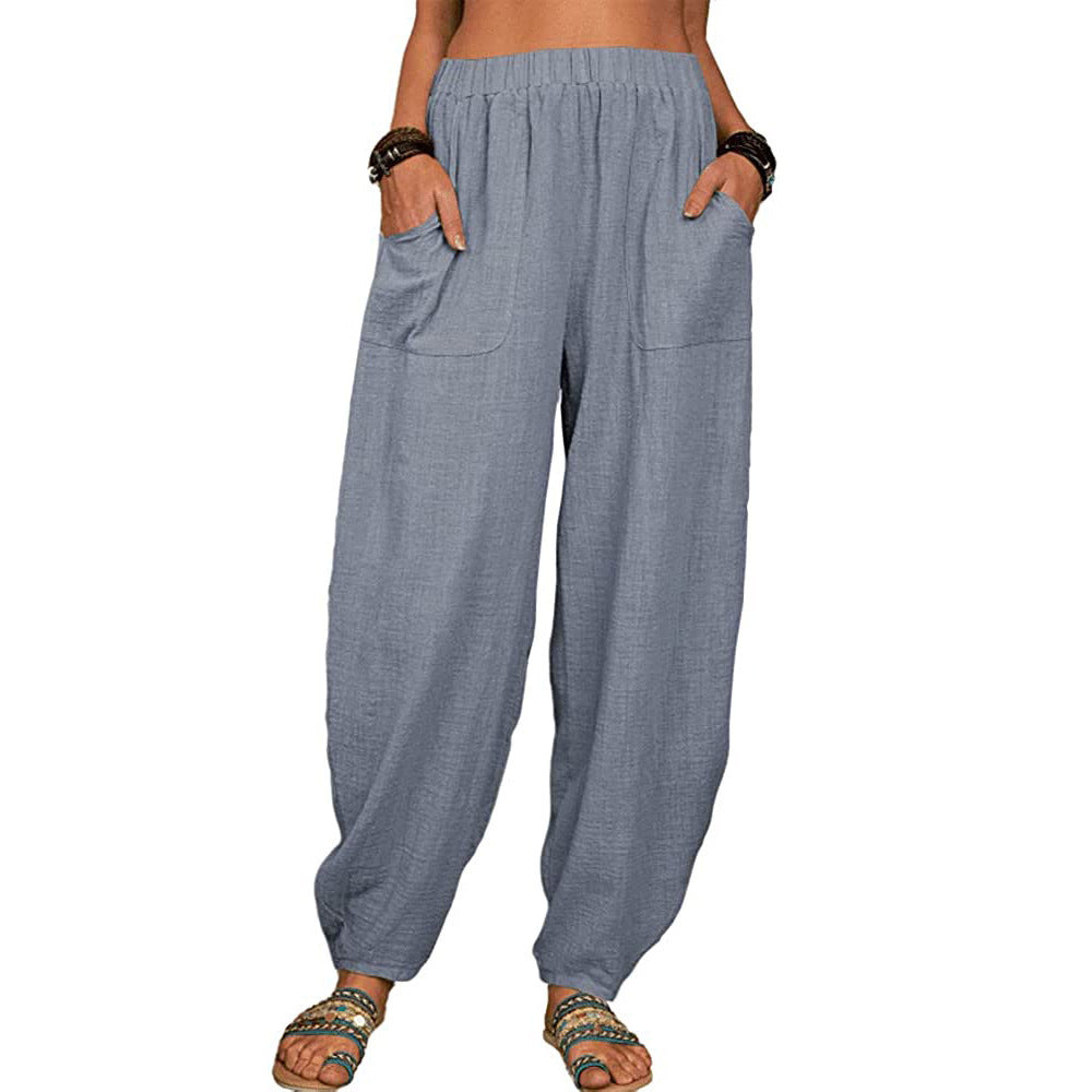 Valenzora | Casual harem pants with pockets