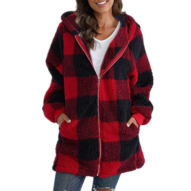Checkered coat