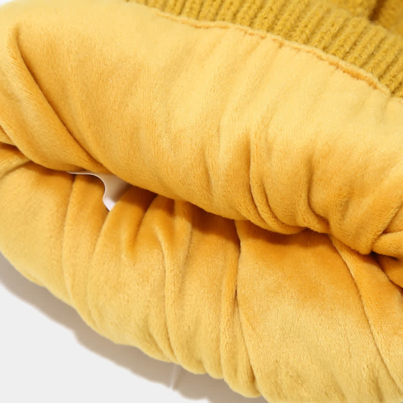Valenzora | 3-teiliges Strickaccessoire-Set – stylische Damenhut, Schal und Handschuhe