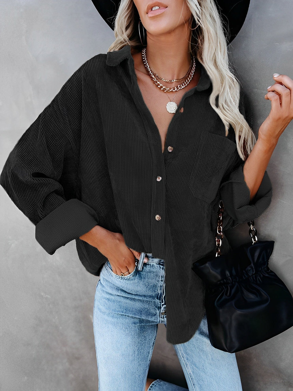 Valenzora | Classic corduroy blouson