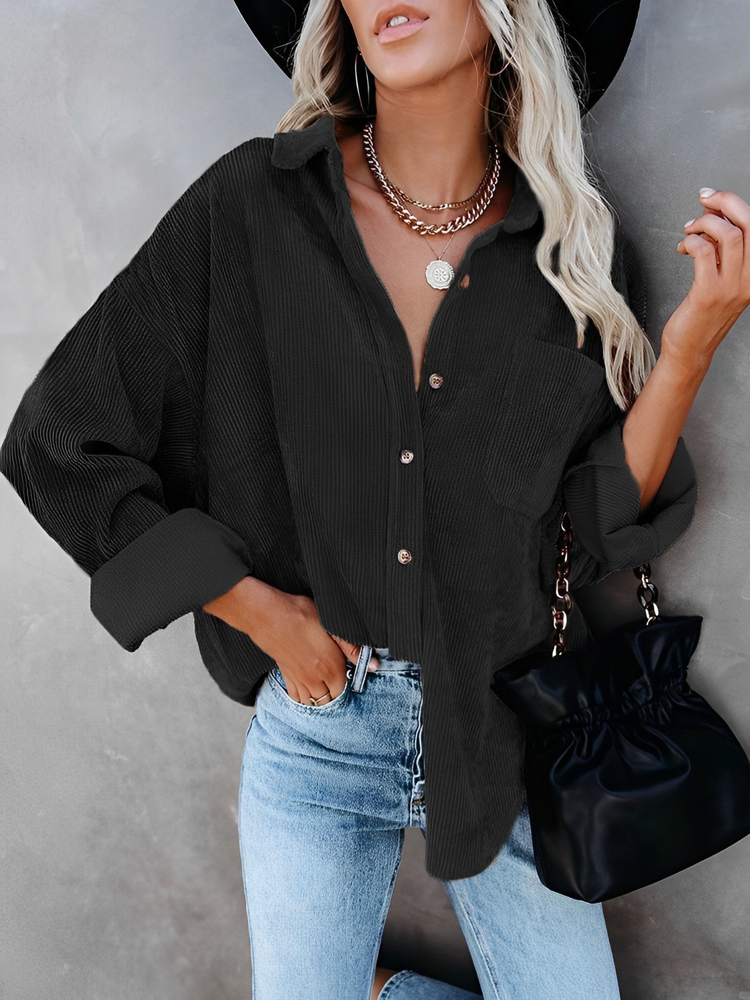 Valenzora | Classic corduroy blouson