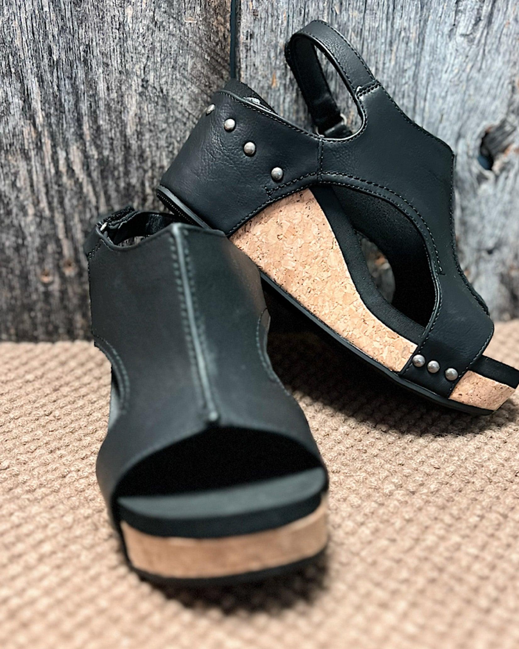 Valenzora - Women's Cork Platform Wedge Sandals with Ankle Strap | Stylish Open Toe Wedge Sandals for Women