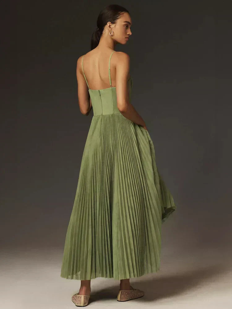 Valenzora | Life Midikleid Plissée Tüll mit Bustier