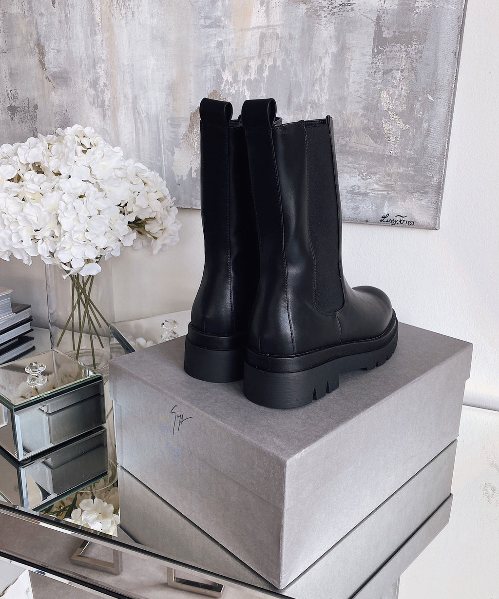 Long Black Boots