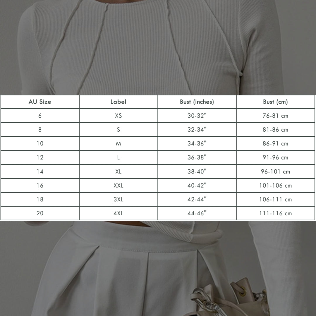 Valenzora | Stylisches geripptes Shirt mit Nahtakzenten