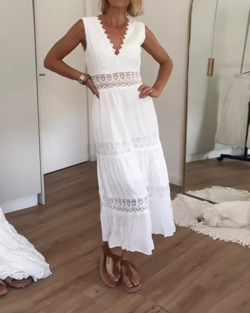Anna™ – V-Ausschnitt-Kleid