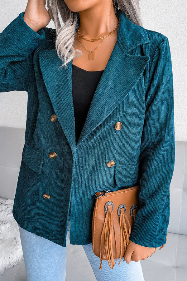 Valenzora | Front Page News Corduroy Blazer