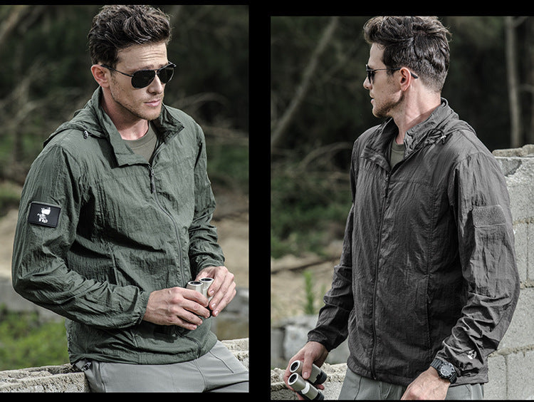 Valenzora | Lightweight Waterproof Jacket with Zipper