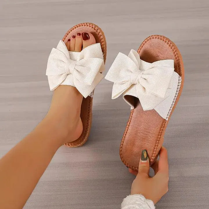 Valenzora | Komfortable schicke Ballerinas mit Schleife