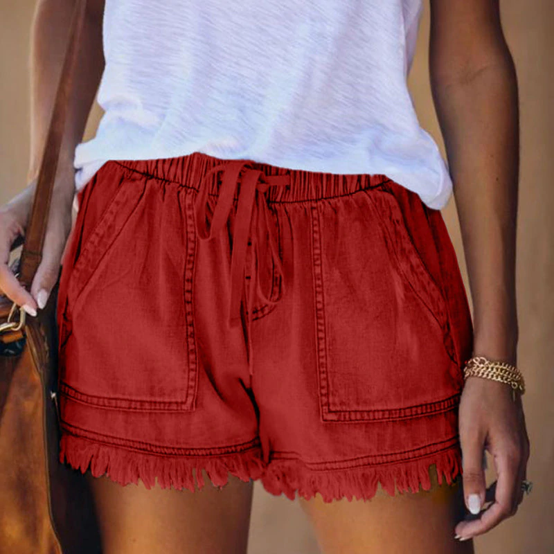 Lexi® | High-waisted denim shorts