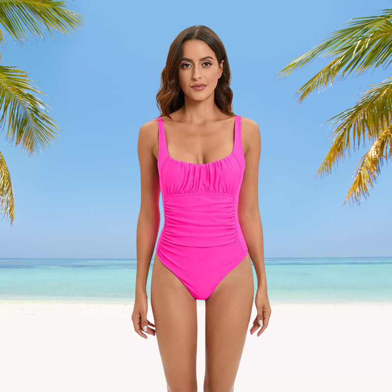 Atmungsaktiver Valenzora Tankini mit rot unterlegtem Aufdruck