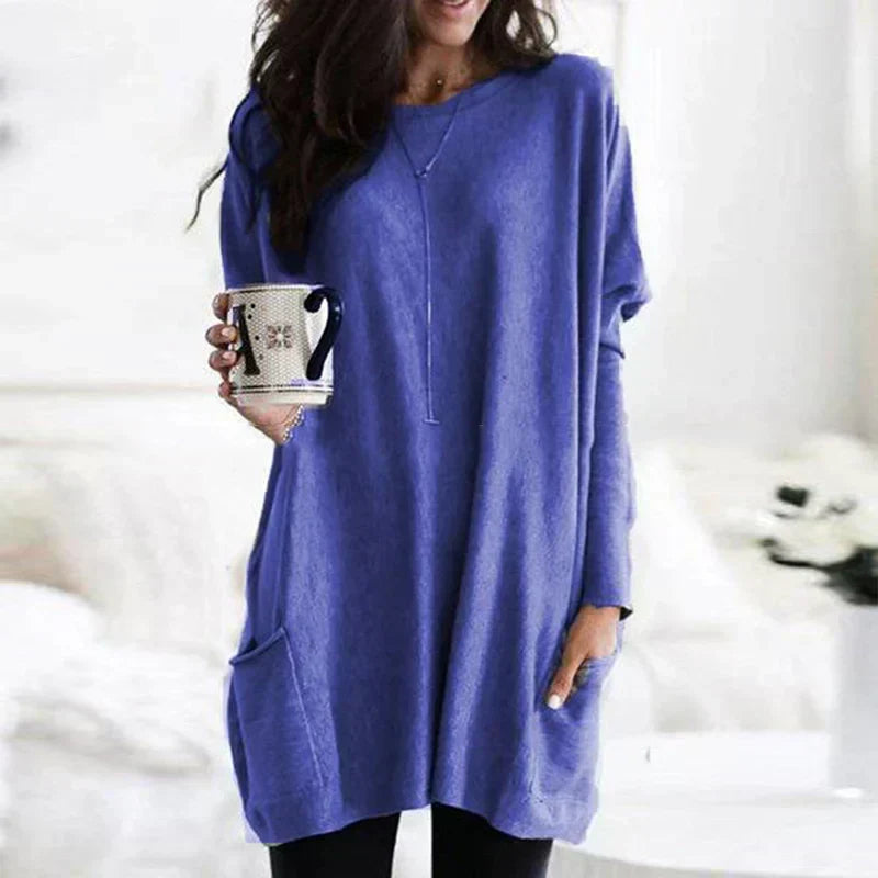 Valenzora – Oversized-Tunika-Pullover für Damen für entspannten Komfort
