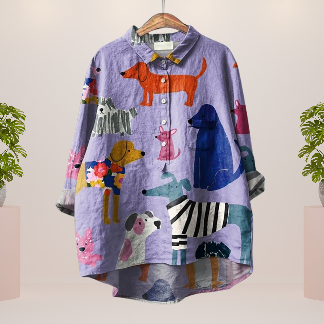 Valenzora | Exklusives Damenshirt mit Kunstdruck