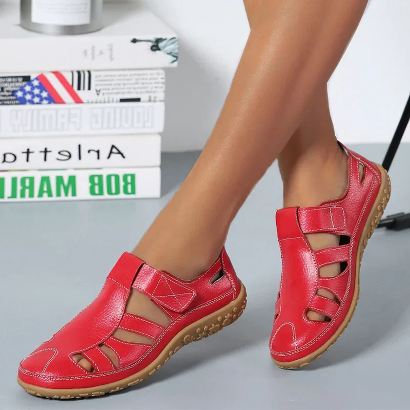 Valenzora | Orthopädische Retro-Sandalen, rutschfest