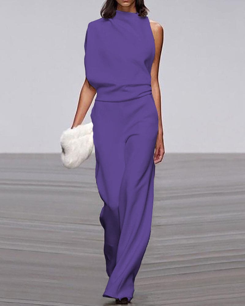 Valenzora | Premium One Shoulder Jumpsuit
