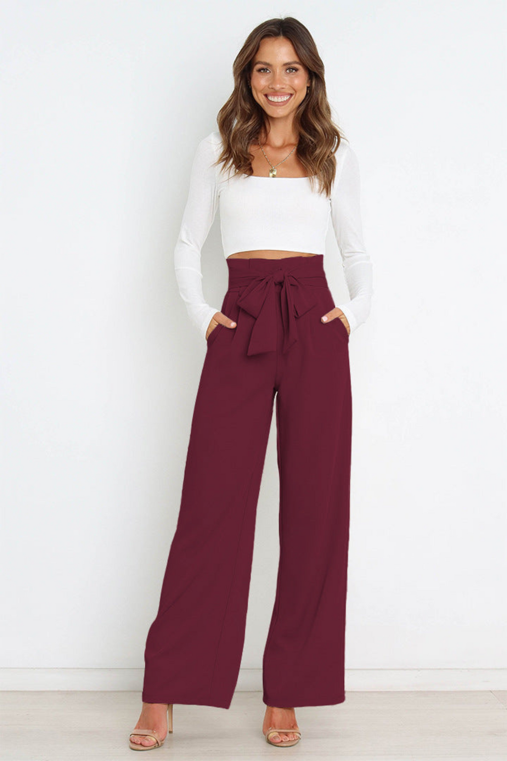 Valenzora | Lange Leinenhose für Damen