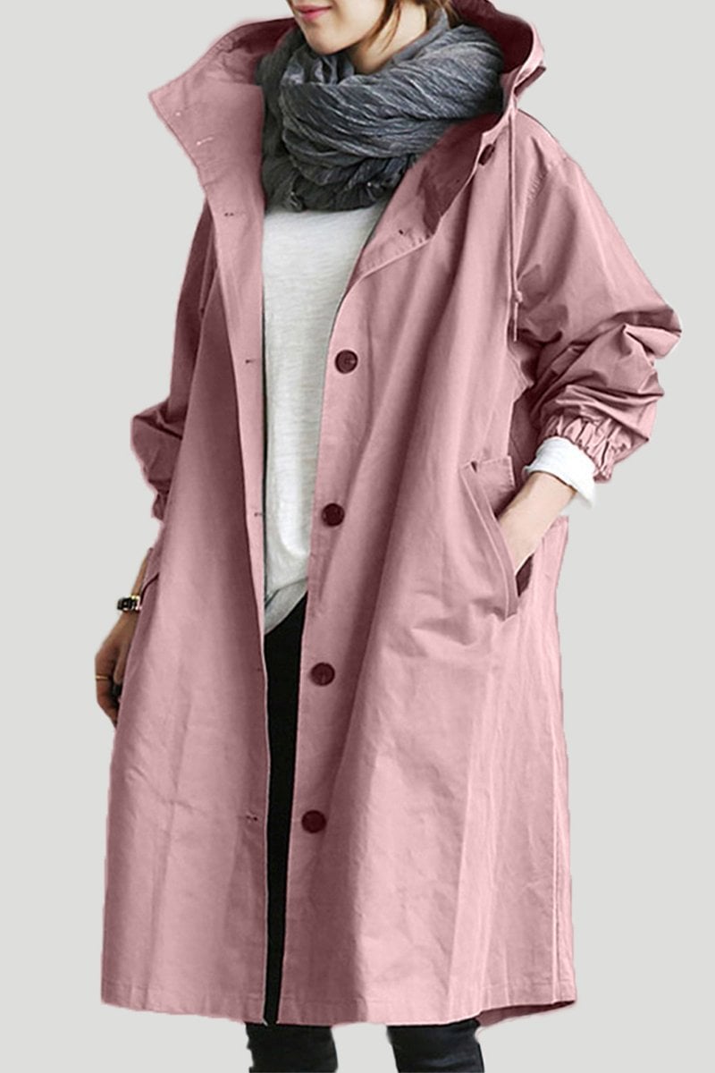 Valenzora | Damen Trenchcoat mit Kapuze