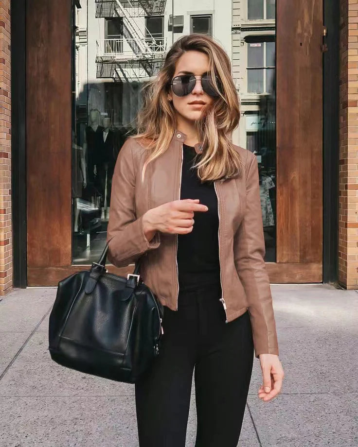 Valenzora | Fashionable leather jacket
