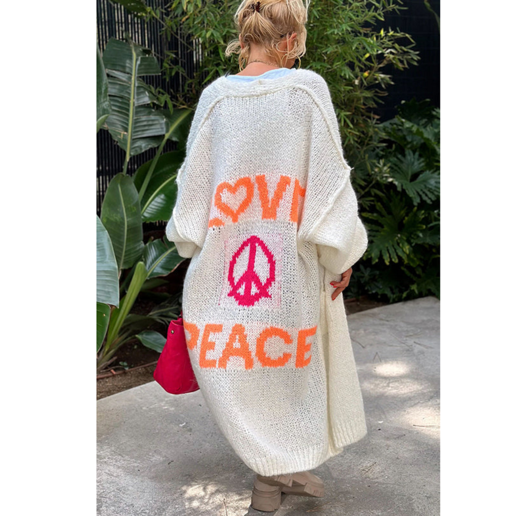 Valenzora peace cardigan - Ibiza