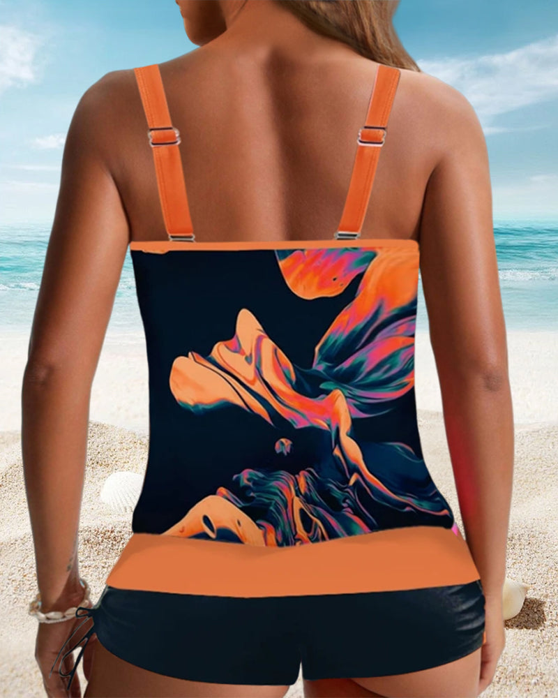 Valenzora | Tankini-Badeanzug mit stilvollem Druck