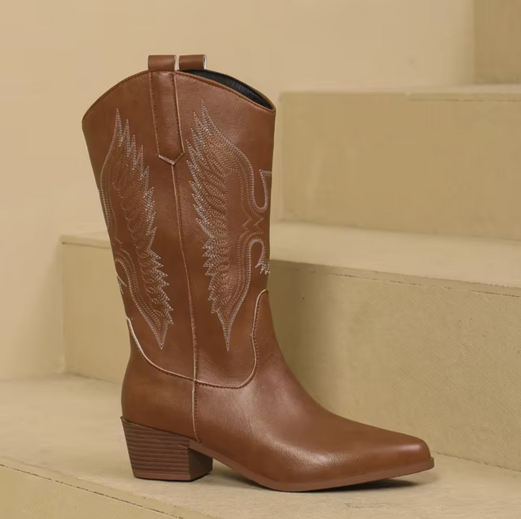 Valenzora | Leather Cowgirl Boots