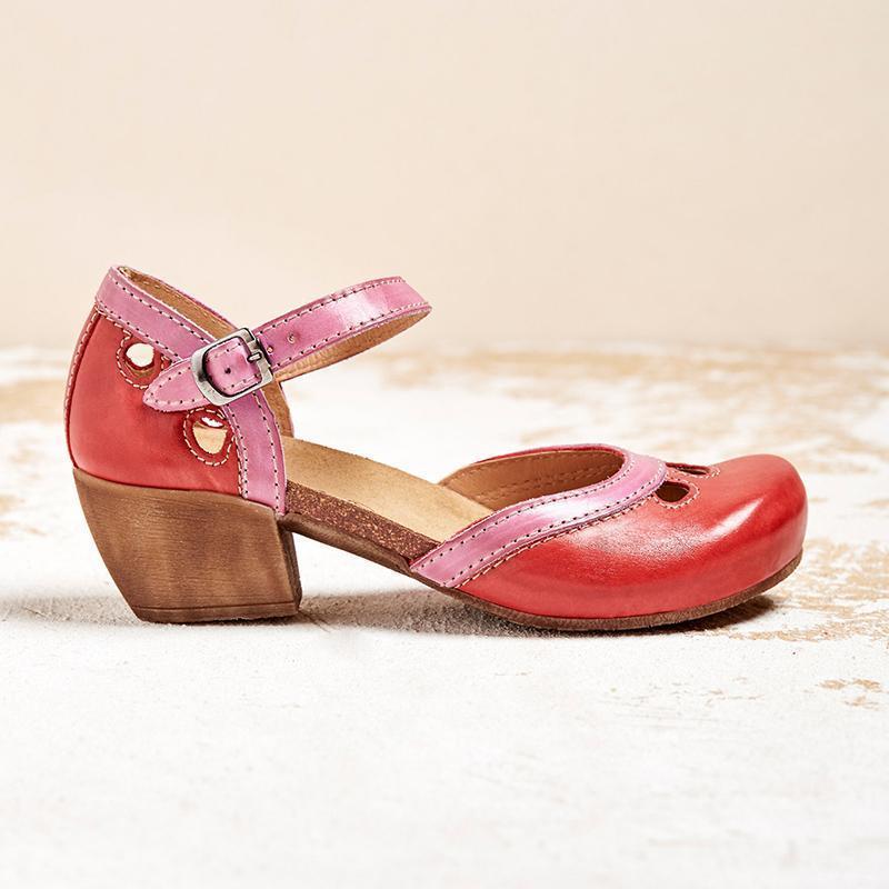 Valenzora | Elegante Sandalen mit niedrigem Absatz