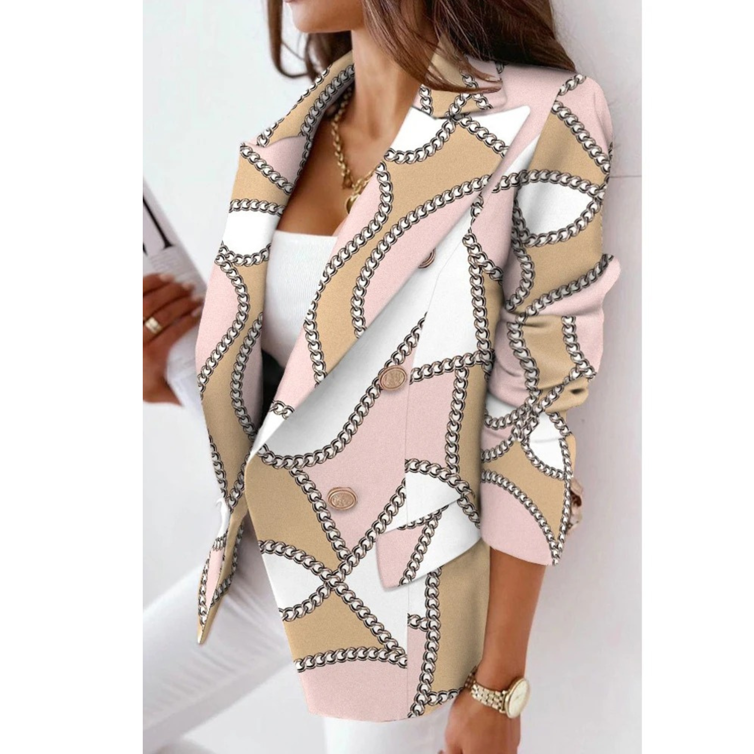 Valenzora – Damen-Blazer mit Reverskragen