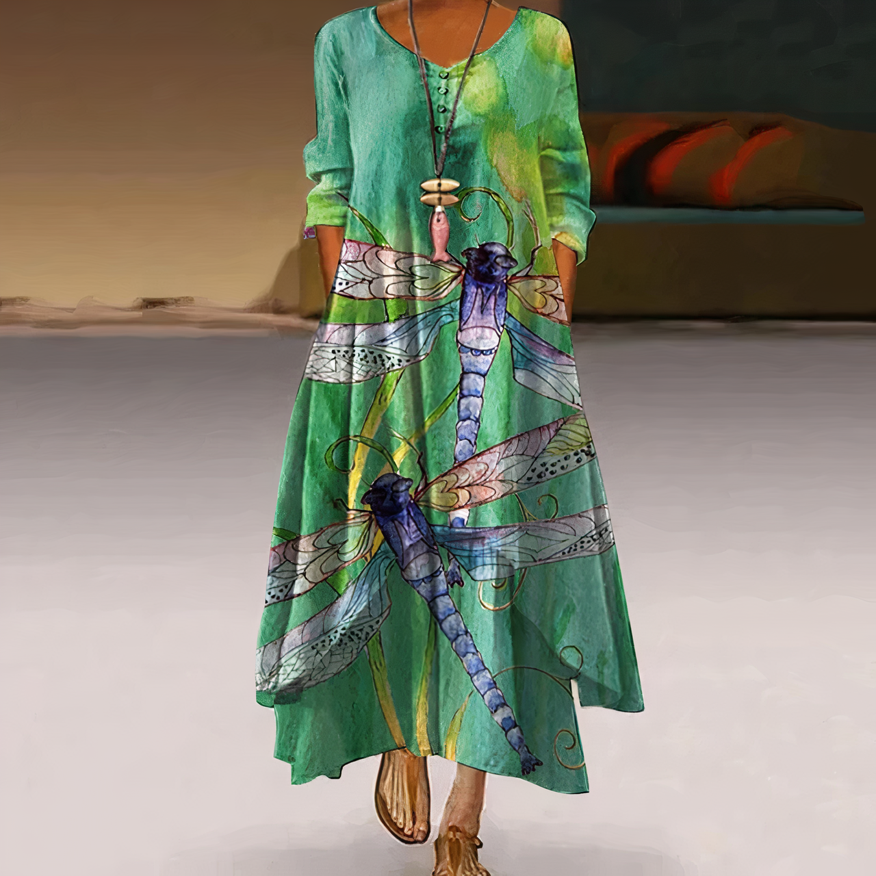 Valenzora | Elegantes Baumwollkleid